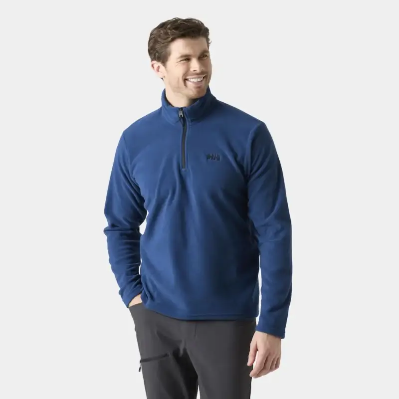 Bluza polarowa męska Helly Hansen Daybreaker Half-Zip Fleece - Dark Blue Sprawdź teraz
