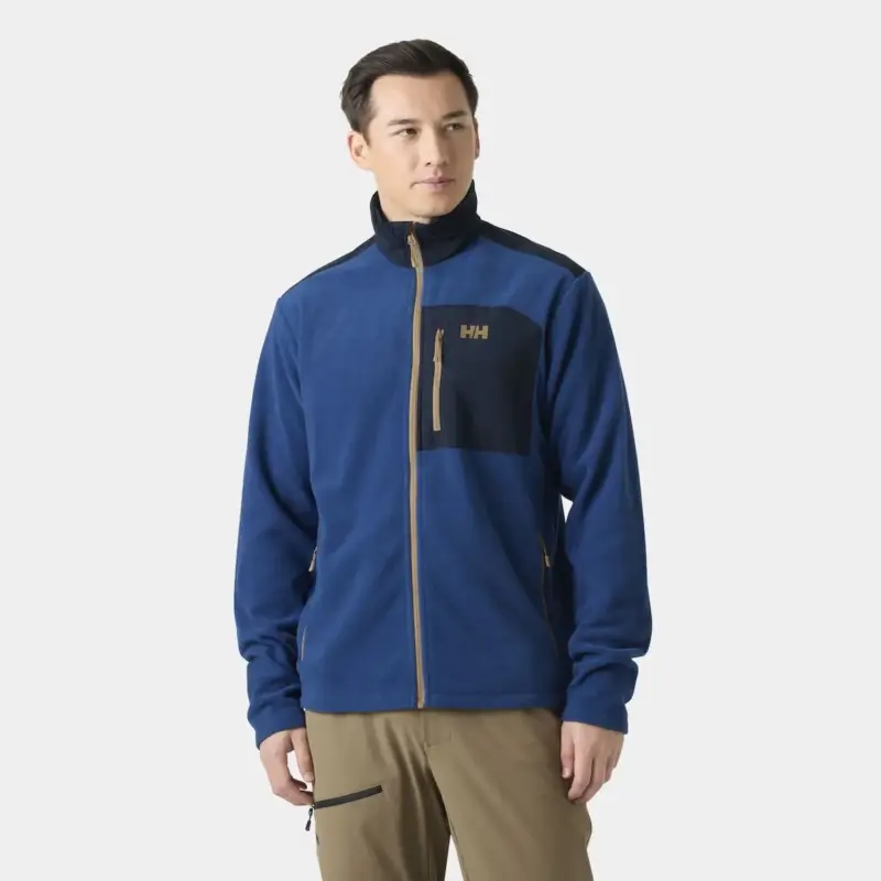 Bezpieczne zakupy Polar męski Helly Hansen Daybreaker Block Jacket - Dark Blue