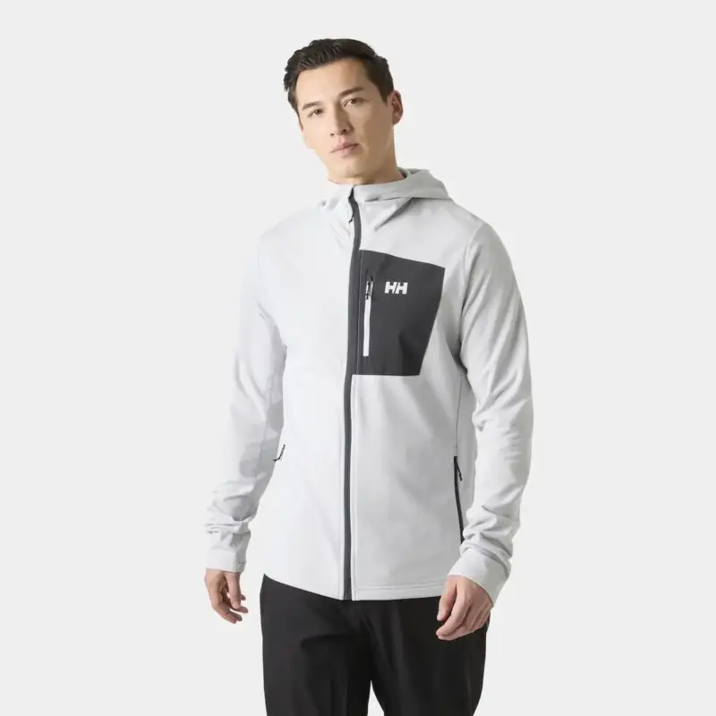 Bluza polarowa męska Helly Hansen Versalite Hooded Fleece Jacket - Grey Fog Nowość