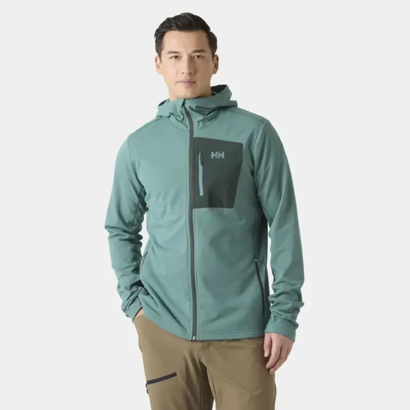Bluza polarowa męska Helly Hansen Versalite Hooded Fleece Jacket - Opal Green Bezpieczna płatność