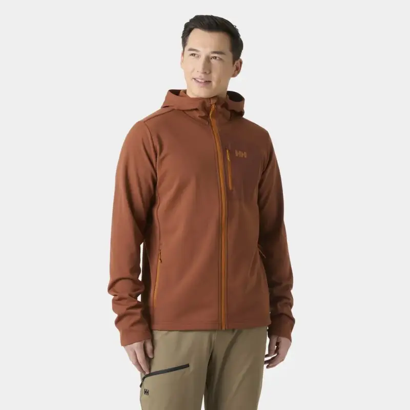 Najlepsza cena Bluza polarowa męska Helly Hansen Versalite Hooded Fleece Jacket - Iron Oxide
