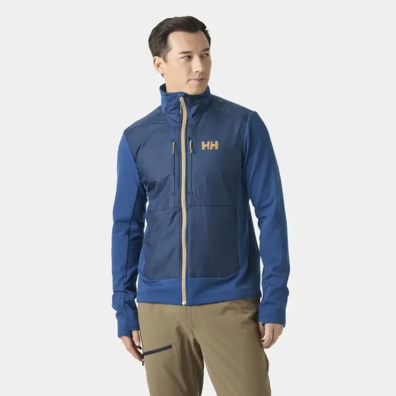 Bluza polarowa męska Helly Hansen Versalite Hybrid Fleece Jacket - Dark Blue Ostatnia szansa