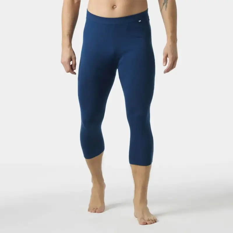 Legginsy termoaktywne z merino męskie Helly Hansen Lifa Merino Knitevo 3/4 Pants - Dark Blue Wybór klientów
