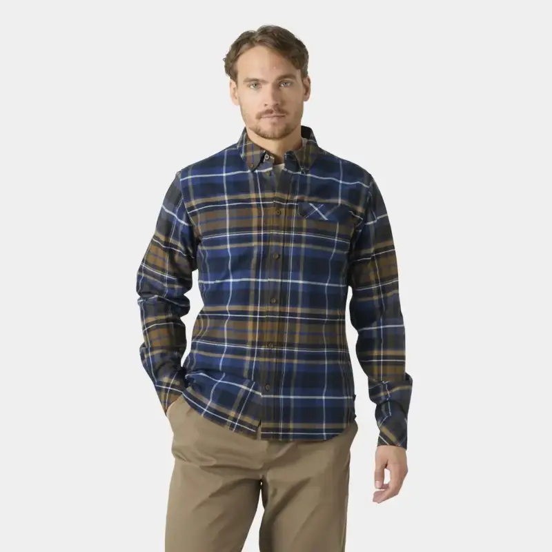 Wyprzedaż Koszula flanelowa męska Helly Hansen Classic Check LS - Dark Blue