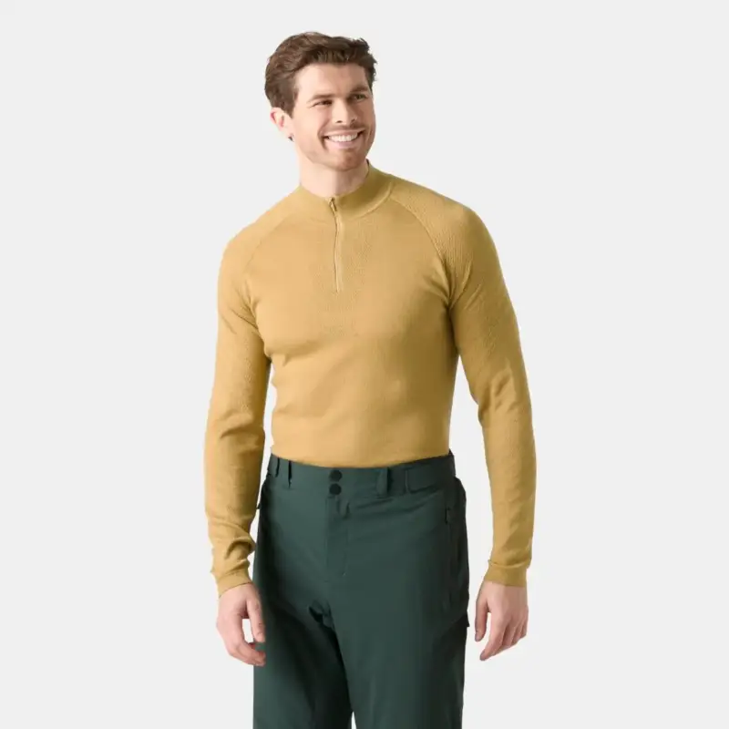 Bluza termoaktywna z merino męska Helly Hansen Lifa Merino Knitevo Half-Zip - Elmwood Tylko dziś