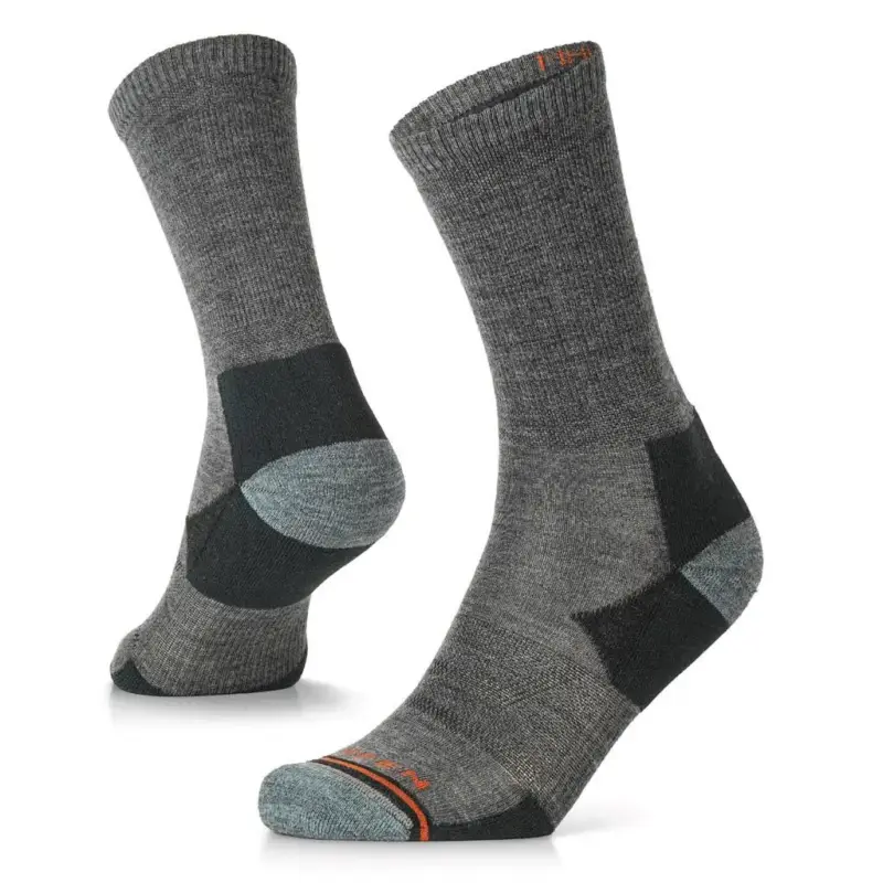 Skarpety z merynosem Lorpen MHLCM Merino - Whales Grey Wyprzedaż