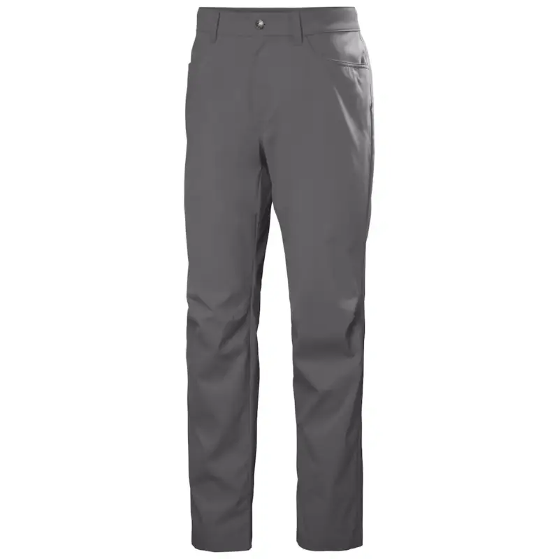 Ekspresowa dostawa Spodnie turystyczne męskie Helly Hansen Holmen 5 Pocket Pants - Thunder Grey