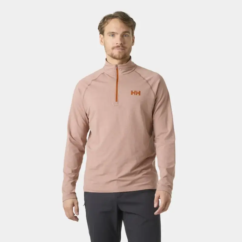 Popularny Bluza szybkoschnąca męska Helly Hansen Tyri Half-Zip - Iron Oxide Melange