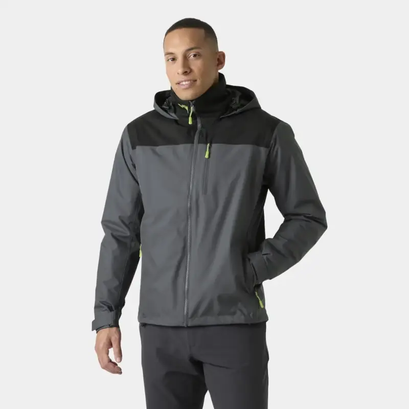 Kurtka żeglarska męska Helly Hansen Crew Hooded Midlayer Jacket 2 - Thunder Grey Niska cena