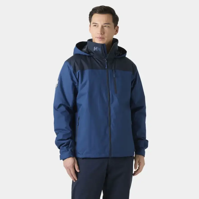 Nowość Kurtka żeglarska męska Helly Hansen Crew Hooded Midlayer Jacket 2 - Dark Blue