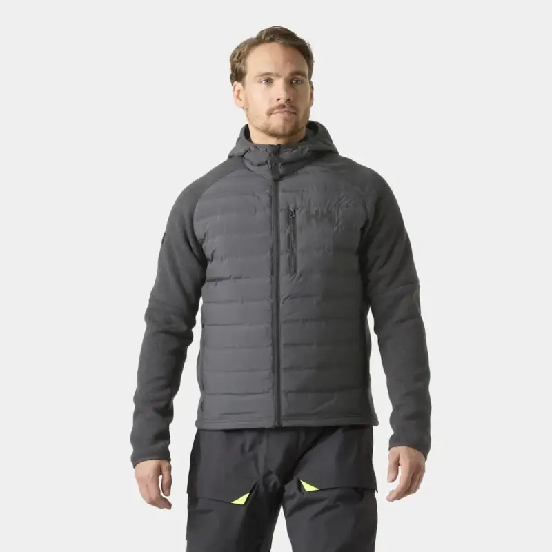 Ostatnia szansa Kurtka ocieplana męska Helly Hansen Skagen Hybrid Knit Insulator - Ebony