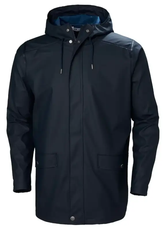 Płaszcz wodoszczelny męski Helly Hansen Moss Coat - Navy Do wyczerpania zapasów