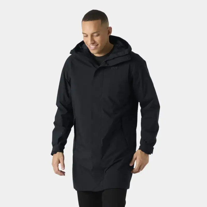 Tylko dziś Płaszcz ocieplany męski Helly Hansen Brussel Insulated Rain Coat - Black