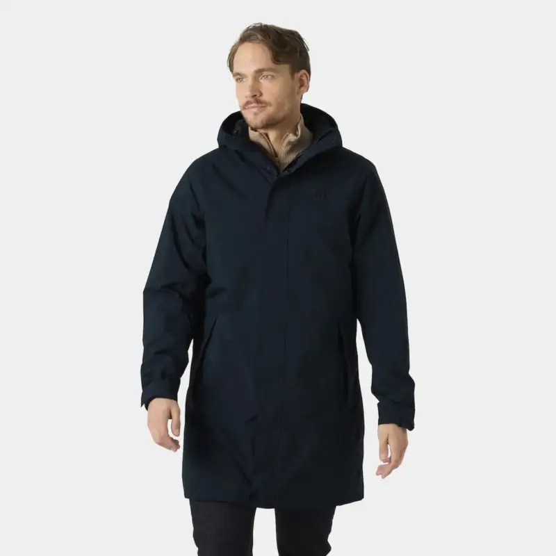 Tylko dziś Płaszcz ocieplany męski Helly Hansen Brussel Insulated Rain Coat - Navy