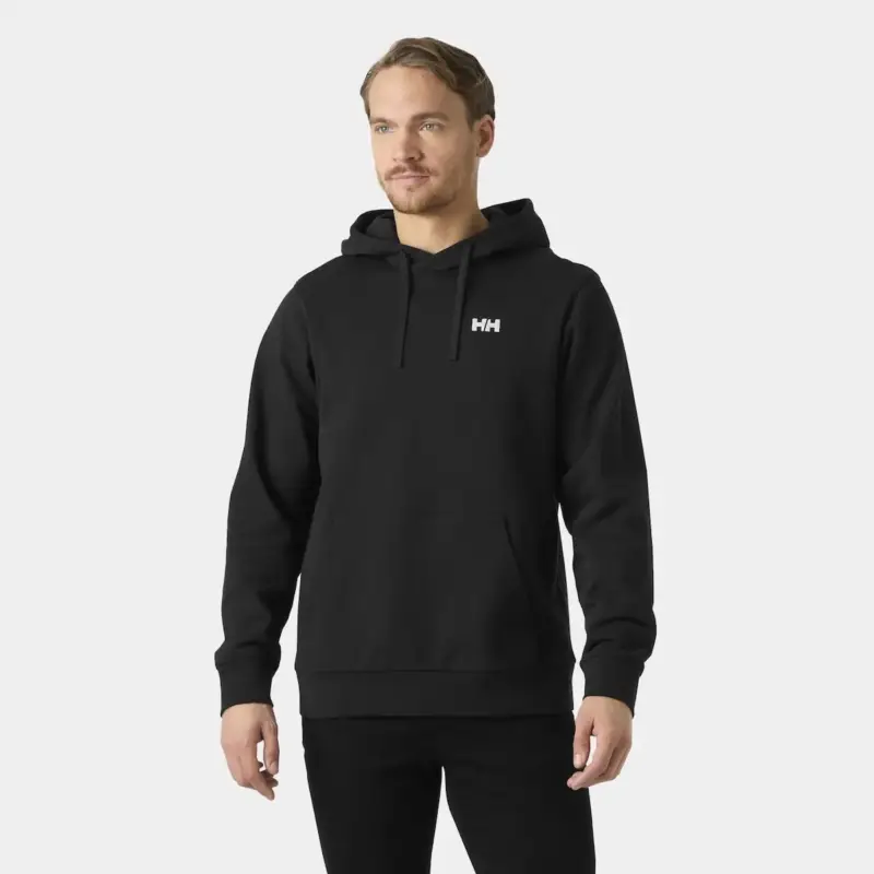 Promocja Bluza bawełniana męska Helly Hansen HH Staple Hoodie - Black