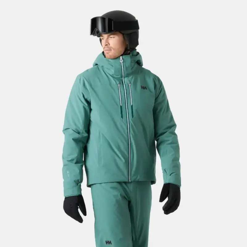 Ograniczona ilość Kurtka narciarska męska Helly Hansen Alpha Lifaloft - Opal Green