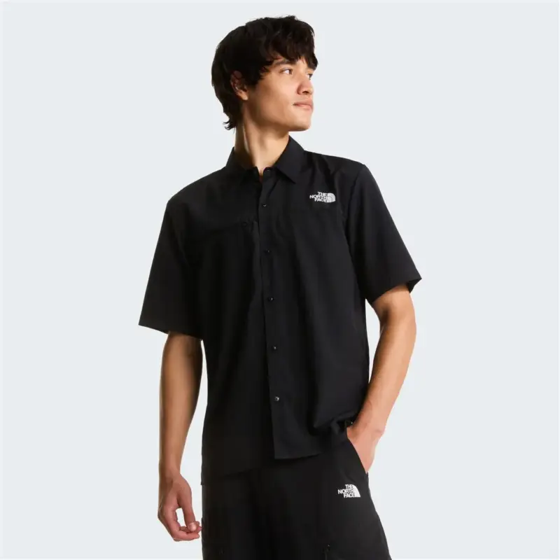 Koszula szybkoschnąca męska The North Face Packable Short Sleeve - TNF Black Oferta
