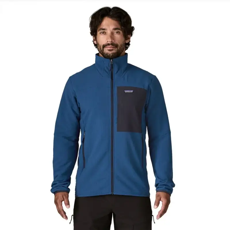 Bluza techniczna męska Patagonia R2® Techface Jacket - Clement Blue Sprawdź teraz
