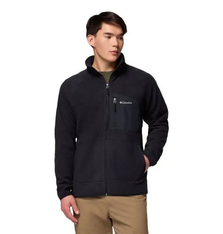 Zniżka Polar męski Columbia Fast Trek™ Overlay Full Zip - Black