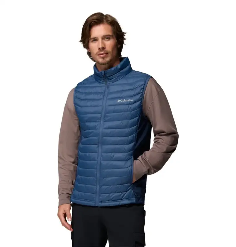 Obniżka ceny Kamizelka ocieplana męska Columbia Powder Pass™ Hybrid Vest - Dark Mountain