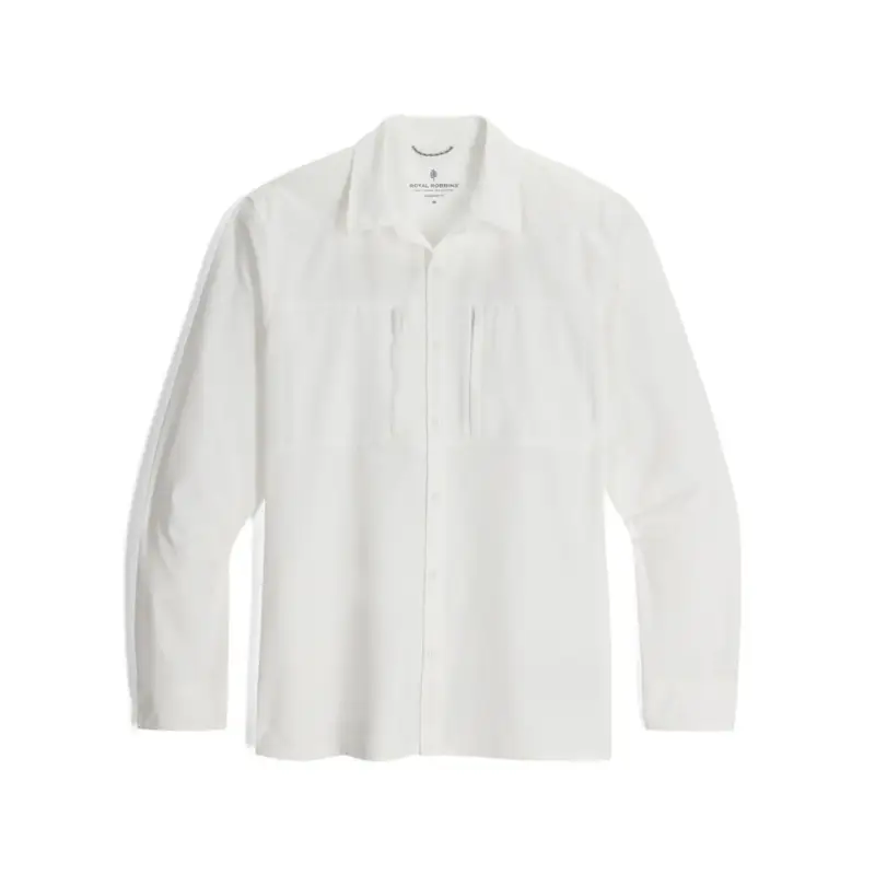 Rabat Koszula męska przeciw komarom Royal Robbins Expedition III L/S - White