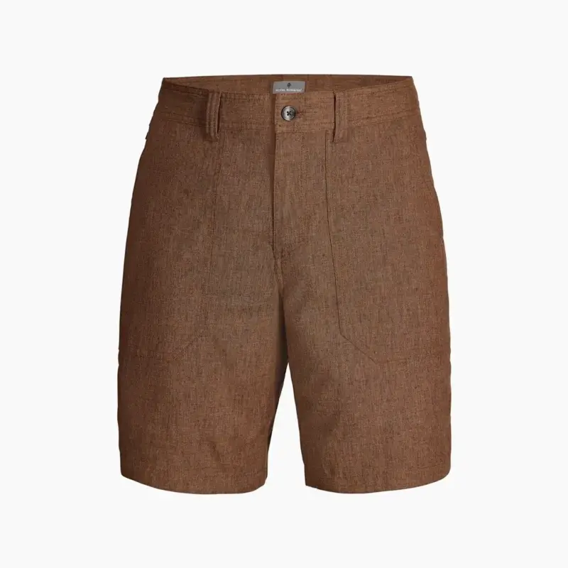 Premium Spodenki turystyczne męskie Royal Robbins Hemp Adventure Short - Dk Walnut