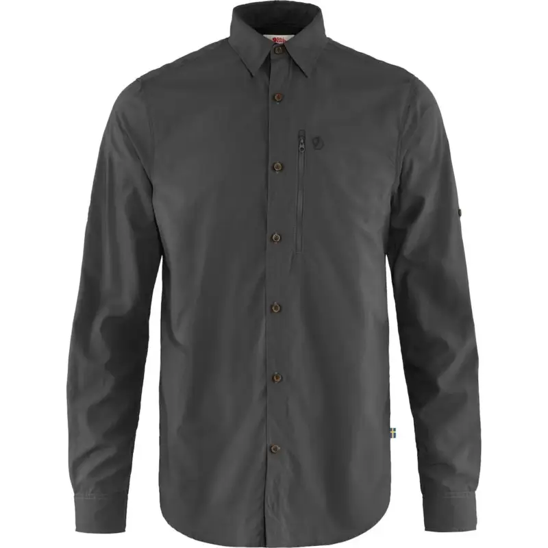 Koszula szybkoschnąca męska Fjallraven Abisko Hike Shirt LS - Dark Grey Dodaj do koszyka