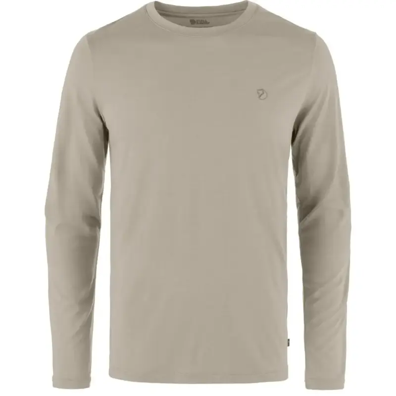 Bluza wełniana męska Fjallraven Abisko Wool LS - Light Fossil Nowość