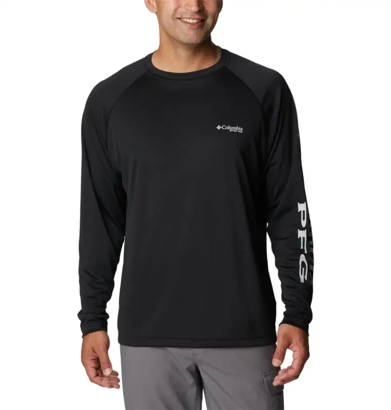 Bluza szybkoschnąca męska Columbia PFG Terminal Tackle LS Shirt - Black Nowy