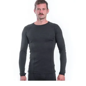 Cena promocyjna Bluza termoaktywna męska Sensor Merino Bold Tee LS - Anthracite Gray