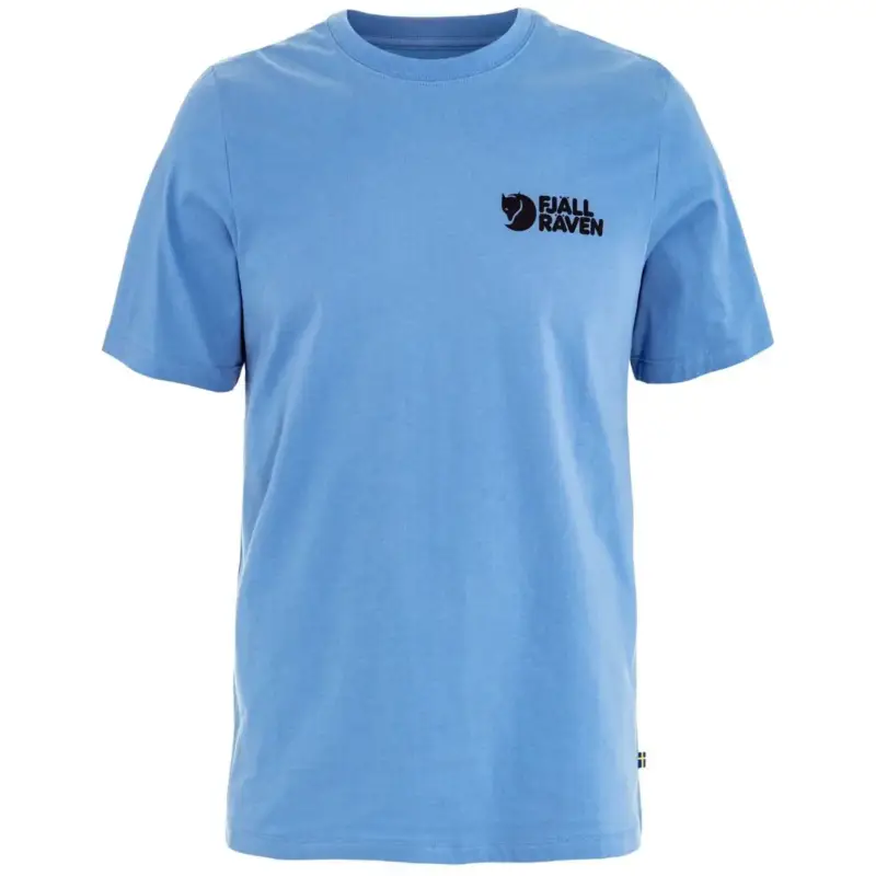 Darmowy zwrot T-shirt bawełniany męski Fjallraven Swedish Forest T-Shirt - Ultramarine