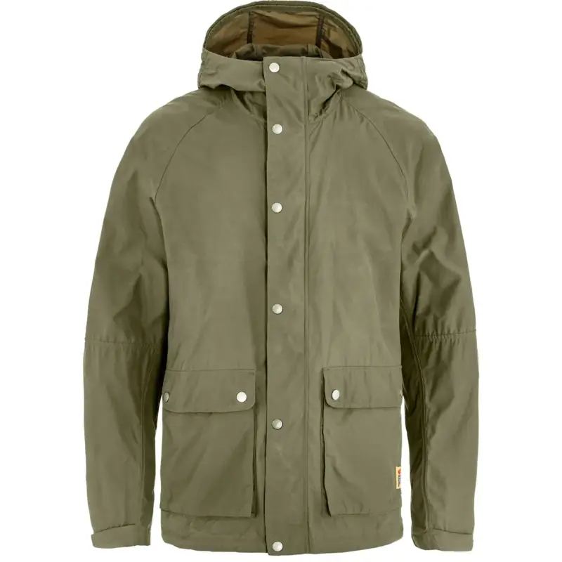 Kurtka przeciwwiatrowa męska Fjallraven Vardag Vindby Jacket - Green Ekspresowa dostawa
