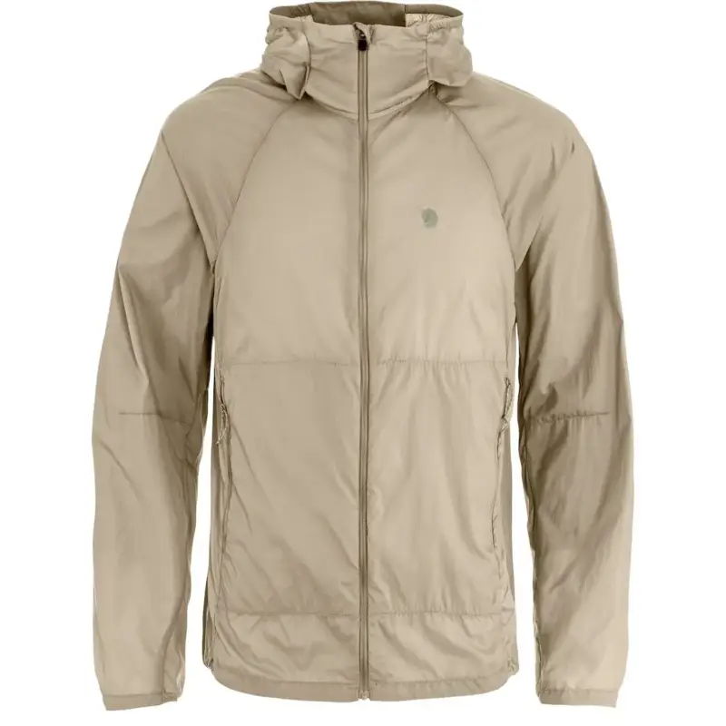 Kurtka przeciwwiatrowa męska Fjallraven Keb Lätt Wind Jacket - Fossil Oferta czasowa