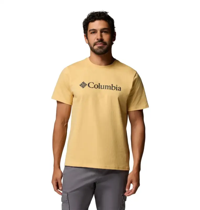 Obniżka ceny Koszulka bawełniana męska Columbia CSC Basic Logo™ Tee - Sand Dune