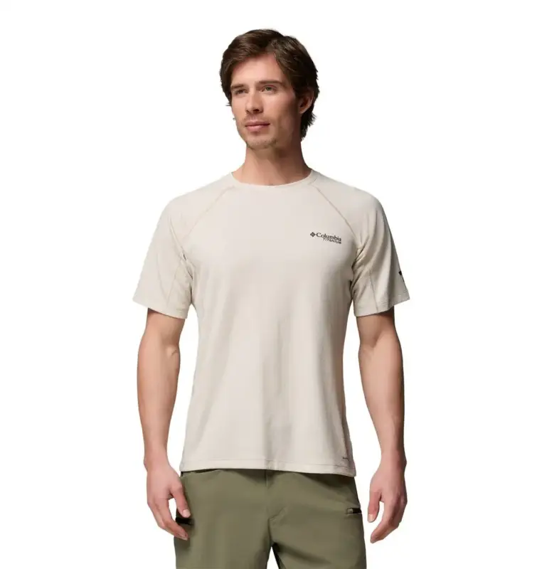 Koszulka szybkoschnąca męska Columbia DriVenture™ Short Sleeve - Dark Stone Ostatnie sztuki