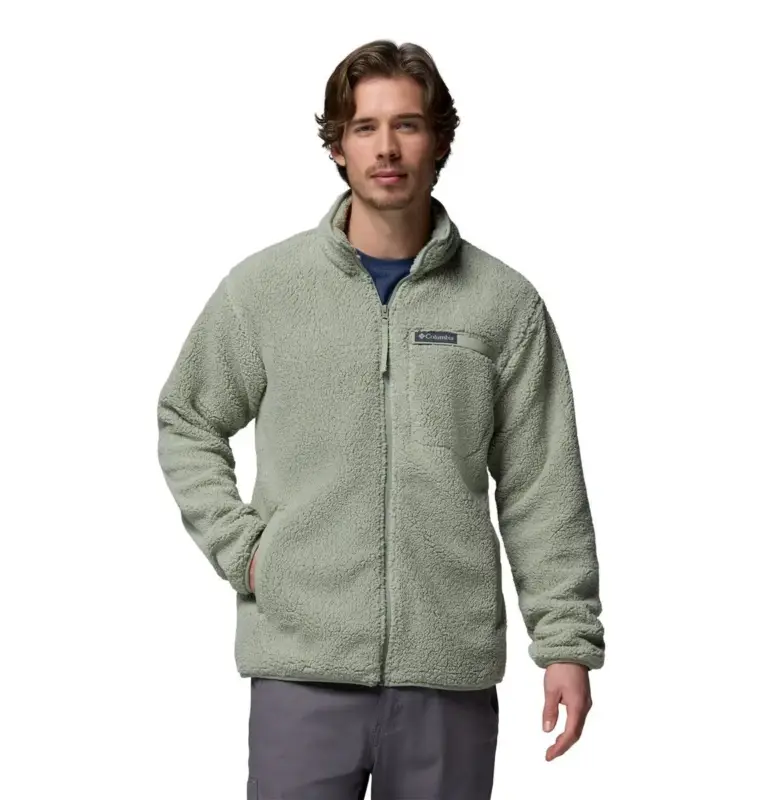 Zniżka Polar męski Columbia Rugged Ridge™ High Pile Full Zip - Safari
