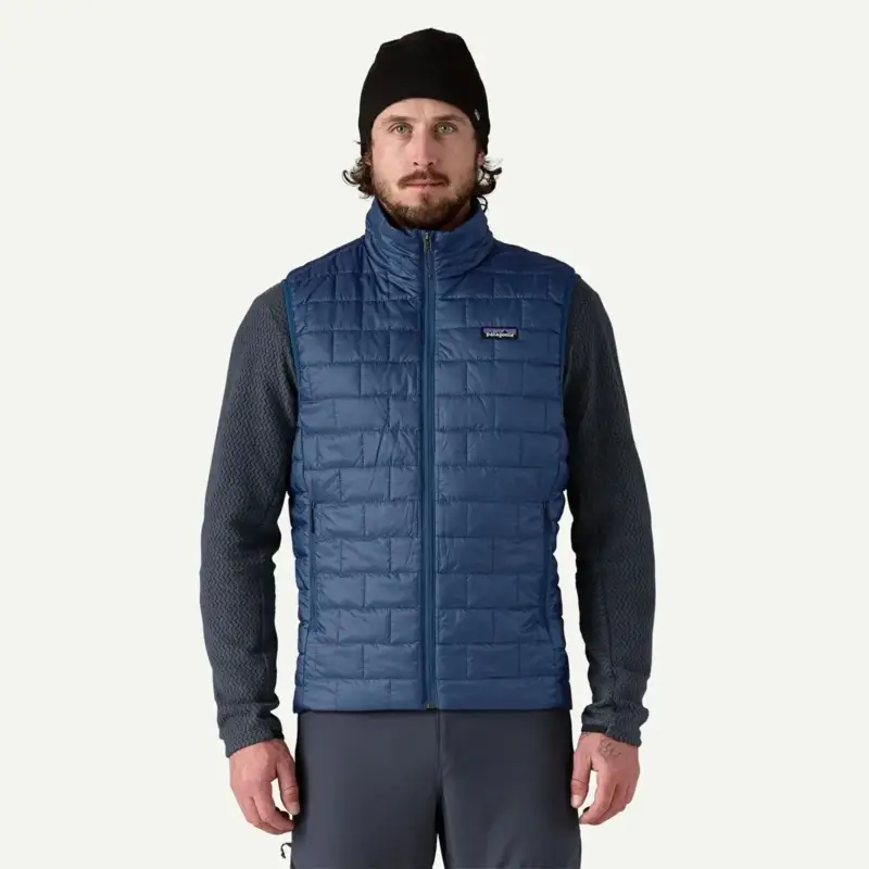 Kamizelka syntetyczna męska Patagonia Nano Puff® Vest - Clement Blue Rabat
