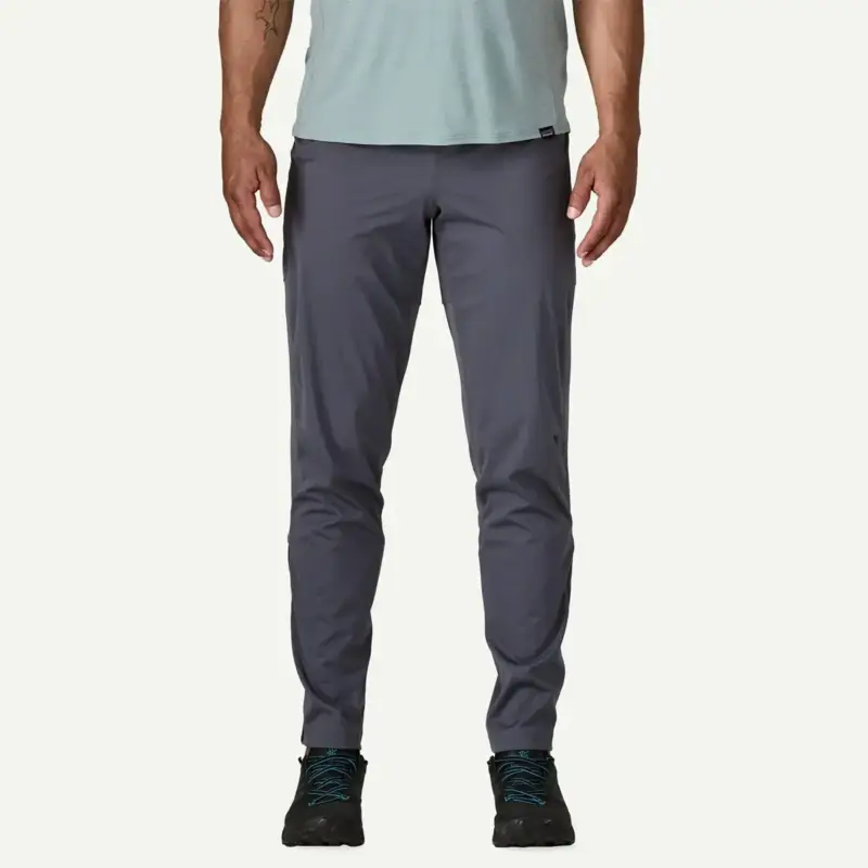 Szybka wysyłka Spodnie softshellowe męskie Patagonia Wind Shield Pants - Smolder Blue