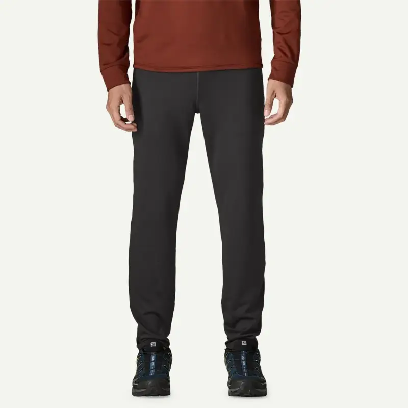 Spodnie polarowe męskie Patagonia R1® Thermal Bottoms - Black Okazja