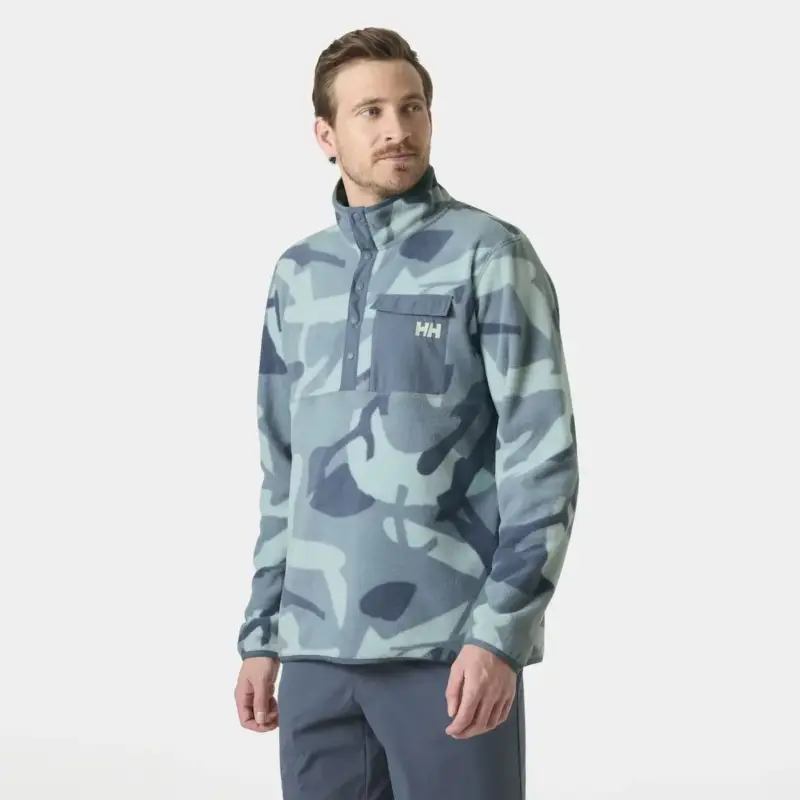Bluza polarowa męska Helly Hansen Maridalen Printed Fleece - Windy Blue Hit sprzedaży