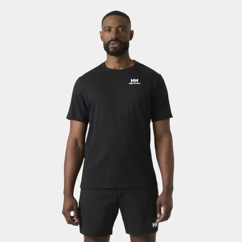 Koszulka bawełniana męska Helly Hansen Core Graphic T 2.0 - Black Popularny