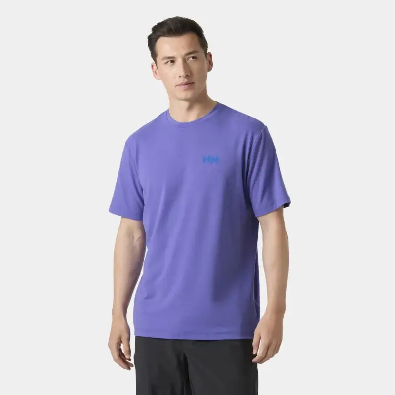 Tylko dziś Koszulka z filtrem UV męska Helly Hansen Skog Graphic T-Shirt - Ultra Violet