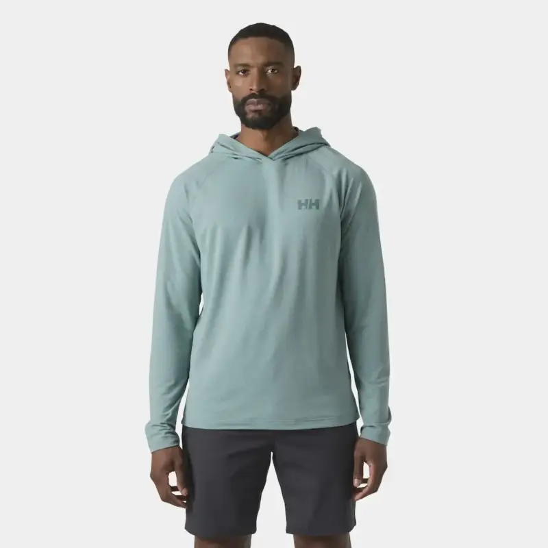 Bluza szybkoschnąca męska Helly Hansen Tyri Knit Hoodie - Opal Green Nowy