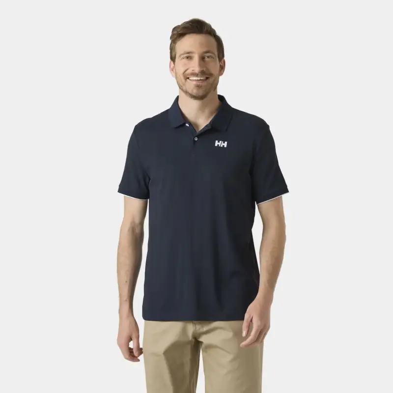 Premium Koszulka Polo z filtrem UV męska Helly Hansen Ocean Polo 2.0 - Navy