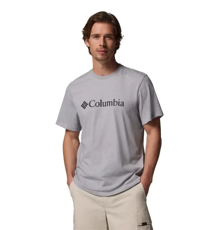 Bestseller Koszulka bawełniana męska Columbia CSC Basic Logo™ Tee - Grey Heather