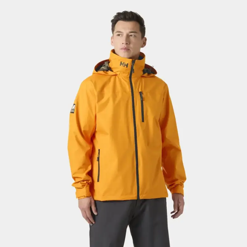 Super okazja Kurtka żeglarska męska Helly Hansen Crew Hooded Jacket 2.0 - Ignite Orange