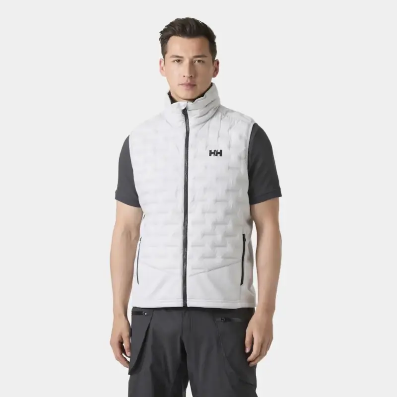 Hit cenowy Kamizelka ocieplana męska Helly Hansen HP Hybrid Stretch Ins Vest - Grey Fog