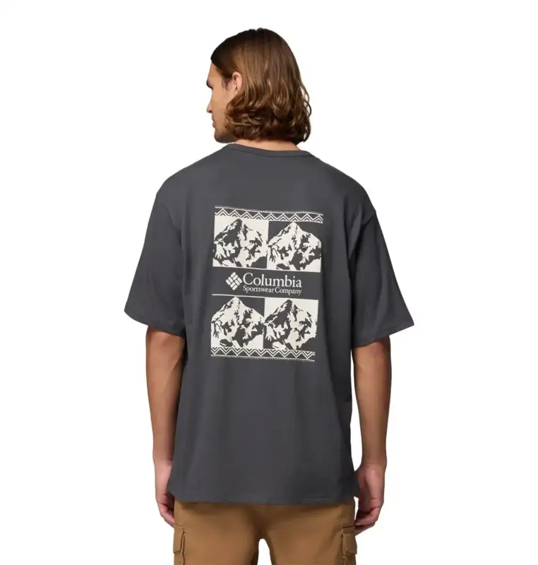 Koszulka z filtrem UV męska Columbia CSC™ Heavyweight Iconic Tee - Shrk, Peaks Szybka wysyłka