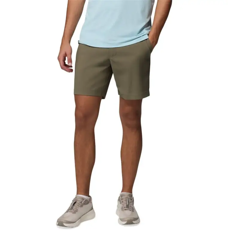 Spodenki impregnowane męskie Columbia Tech Trail™ Utility Short - Stone Green Oferta