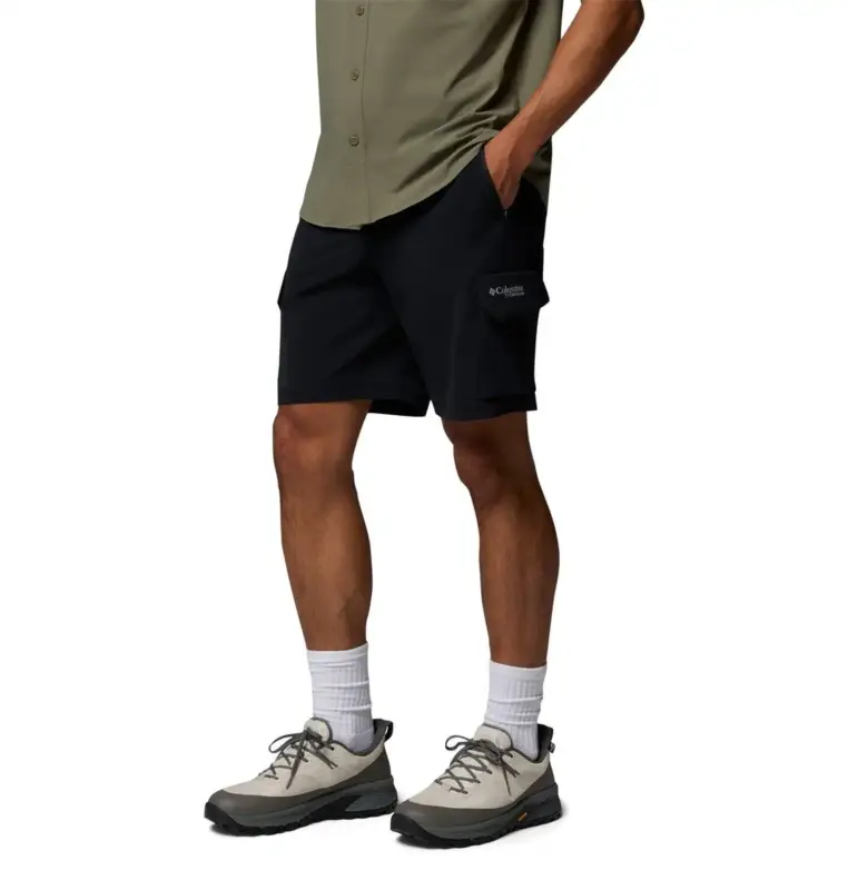 Spodenki szybkoschnące męskie Columbia Silver Ridge™ Elite Short - Black Oferta limitowana